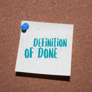 Definition of Done - Agil Projektledelse